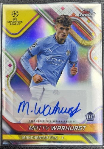 Matty Warhurst 2025 Topps Finest