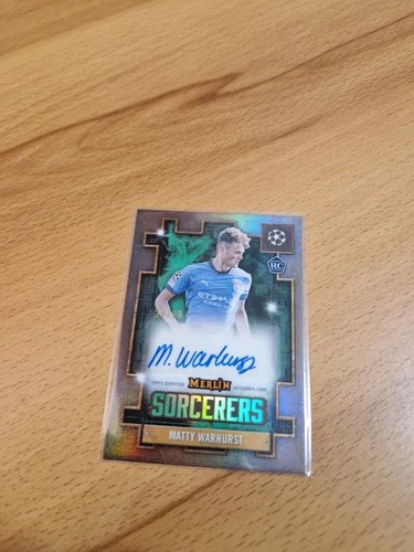 Matty Warhurst 2024 Topps Merlin Chrome Green /25