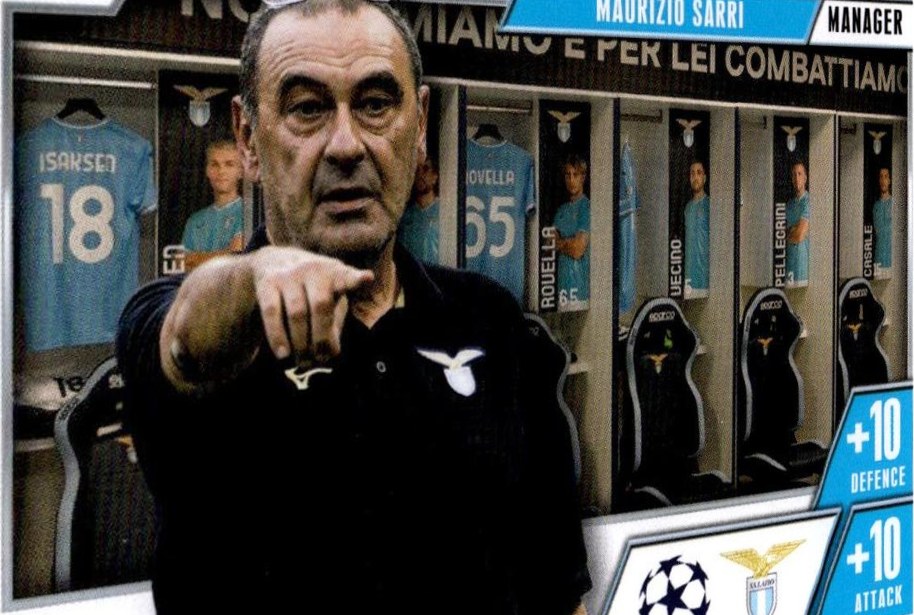 Maurizio Sarri 2023 Topps Match Attax UEFA Club Competitions Extra