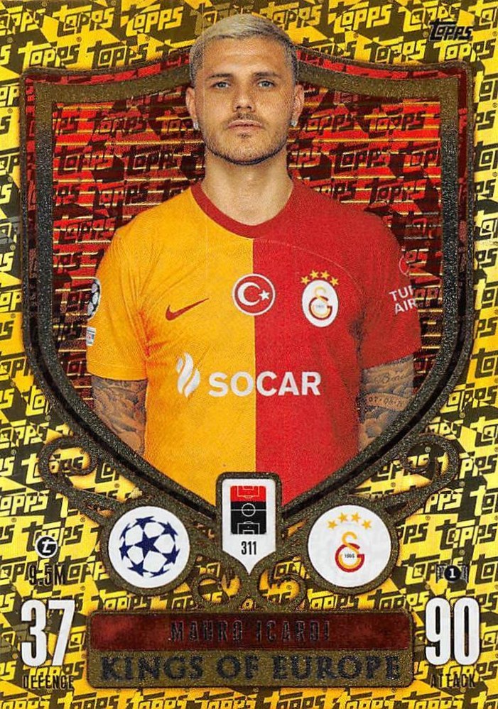 Mauro Icardi 2023 Topps Match Attax UEFA Club Competitions Extra