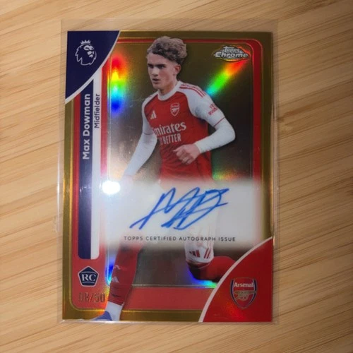 Max Dowman 2026 Topps Chrome Gold /50