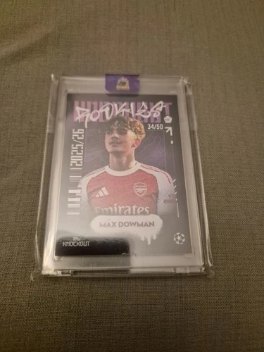 Max Dowman 2024 Topps Knockouts 34/50
