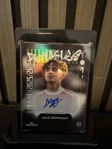 Max Dowman 2025 Topps UCC Knockout Black /10