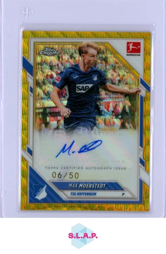 Max Moerstedt 2026 Topps Chrome Gold Wave /50