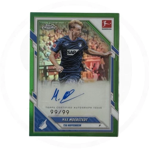 Max Moerstedt 2025 Topps Chrome Green /99