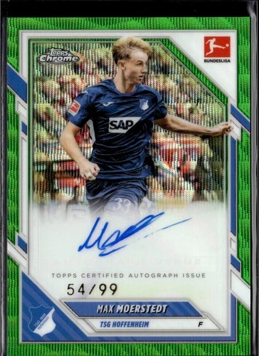 Max Moerstedt 2025 Topps Chrome Green Wave /99
