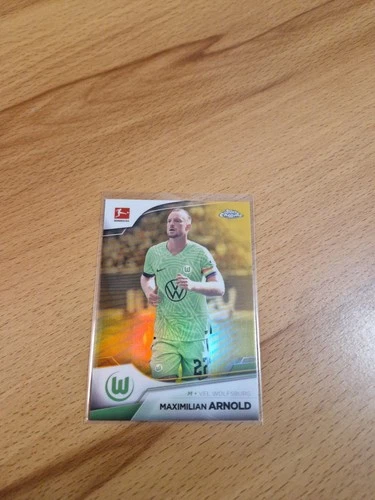 Maximilian Arnold 2022 Topps Bundesliga Chrome Gold /50