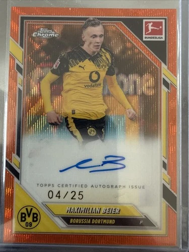 Maximilian Beier 2025 Topps Chrome Bundesliga Lava /25
