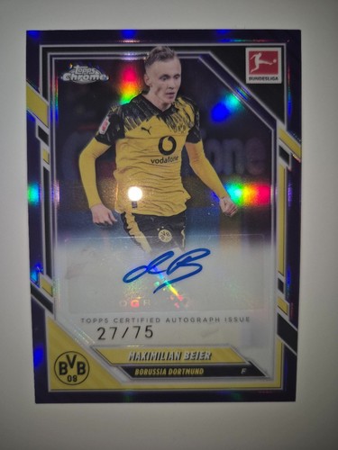 Maximilian Beier 2025 Topps Chrome Bundesliga Purple /75