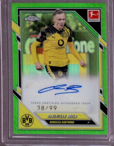 Maximilian Beier 2025 Topps Chrome Green /99