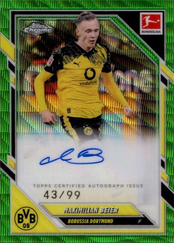 Maximilian Beier 2025 Topps Chrome Green Wave /99