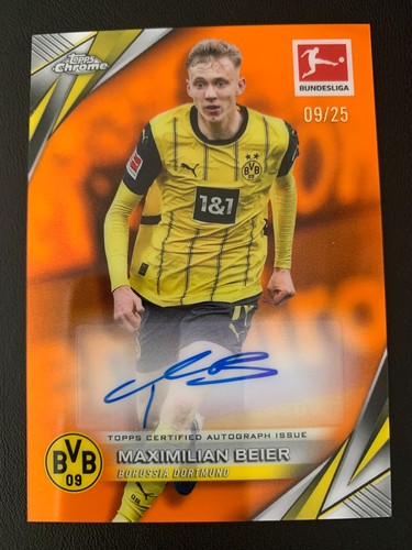 Maximilian Beier 2024 Topps Chrome Orange Refractor /25
