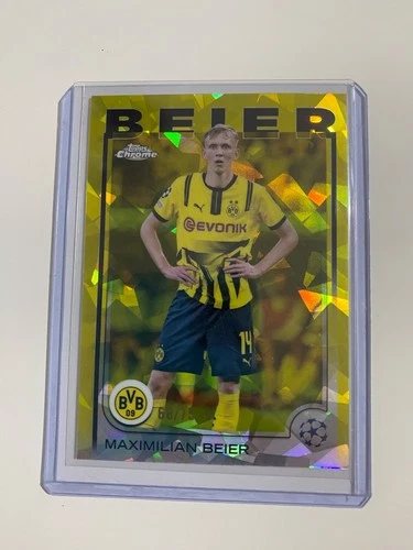 Maximilian Beier 2024 Topps Chrome Sapphire Yellow /75