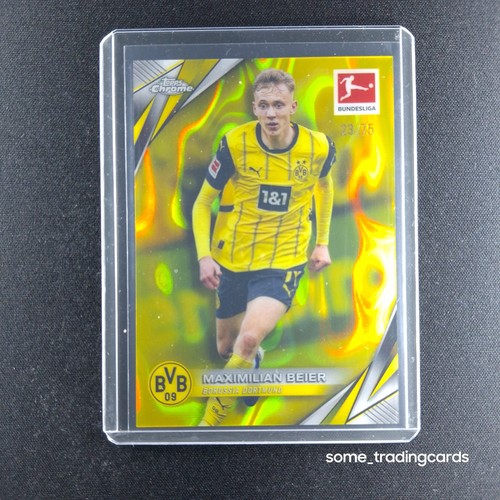Maximilian Beier 2024 Topps Chrome Yellow Lava /75