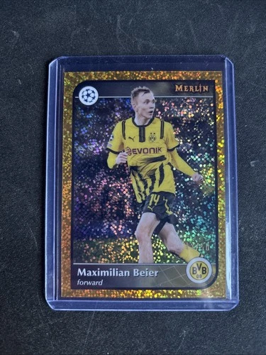 Maximilian Beier 2025 Topps Merlin Chrome Gold Speckle /50