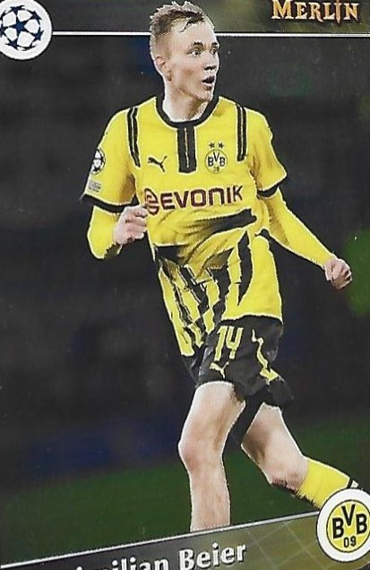 Maximilian Beier 2024 Topps Merlin UEFA Club Competitions
