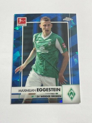 Maximilian Eggestein 2020 Topps Bundesliga Chrome Sapphire