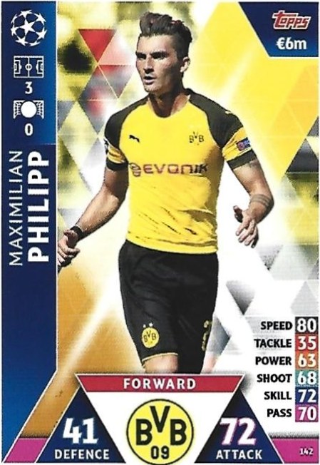 Maximilian Philipp 2018 Topps Match Attax UEFA 142