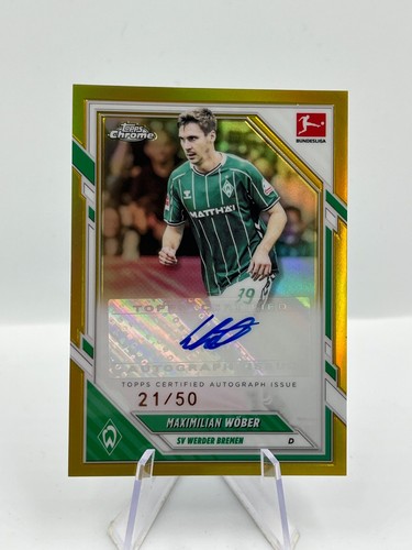 Maximilian Wöber 2025 Topps Chrome Bundesliga /50