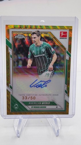 Maximilian Wöber 2025 Topps Chrome Gold Wave /50
