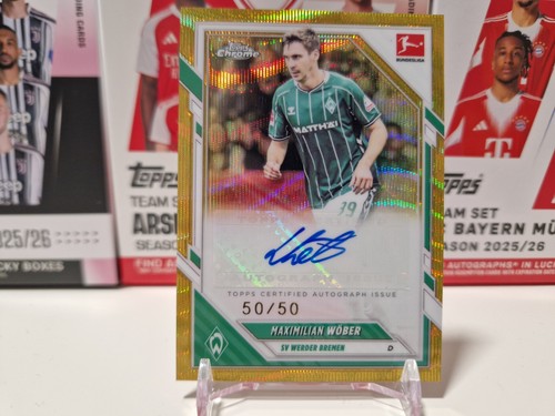 Maximilian Weber 2025 Topps Chrome /50