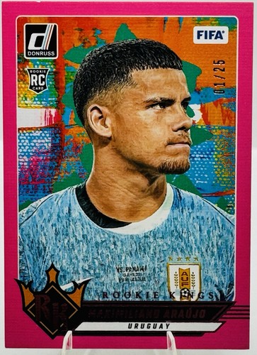 Maximiliano Araujo 2024 Panini Donruss FIFA Pink /25