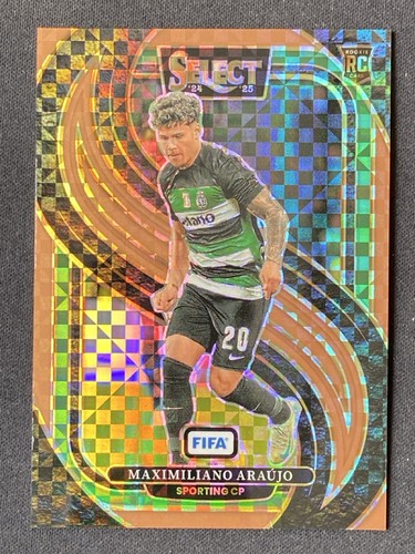 Maximiliano Araujo 2024 Panini Select FIFA Bronze Checker /75