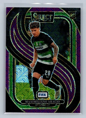 Maximiliano Araujo 2024 Panini Select FIFA Purple Mojo