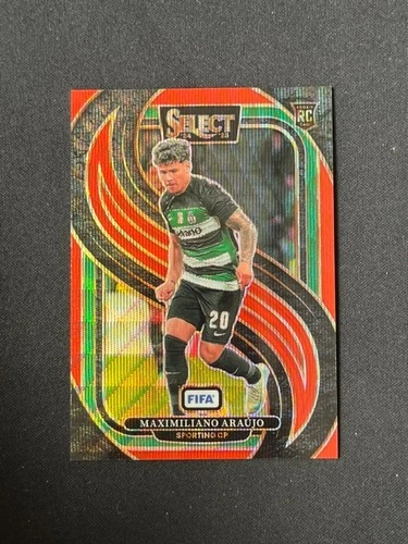 Maximiliano Araujo 2024 Panini Select FIFA Red Wave 06/59