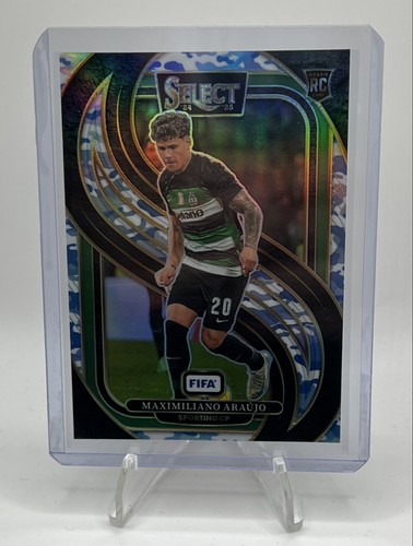 Maximiliano Araujo 2024 Panini Select FIFA Winter Camo Prizm