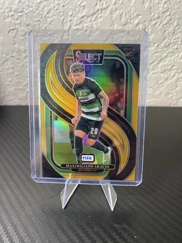 Maximiliano Araujo 2024 Panini Select Gold Prizm /10