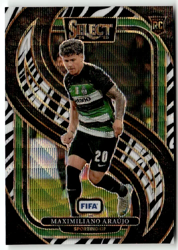 Maximiliano Araujo 2024 Panini Select Zebra Prizm