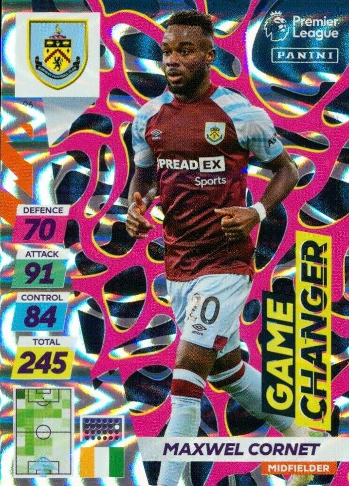 Maxwel Cornet 2021 Panini Adrenalyn XL Premier League Plus