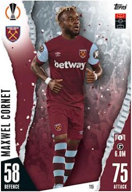 Maxwel Cornet 2023 Topps Match Attax UEFA Club Competitions