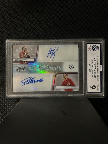 Memphis Depay / Álvaro Morata 2024 Topps Stadium Club Chrome