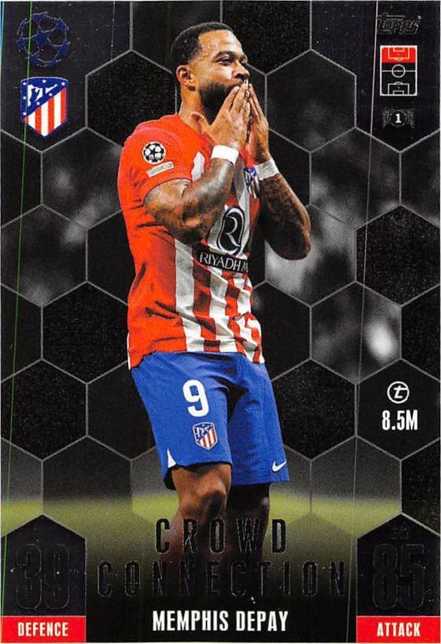 Memphis Depay 2023 Topps Match Attax UEFA Club Competitions Extra
