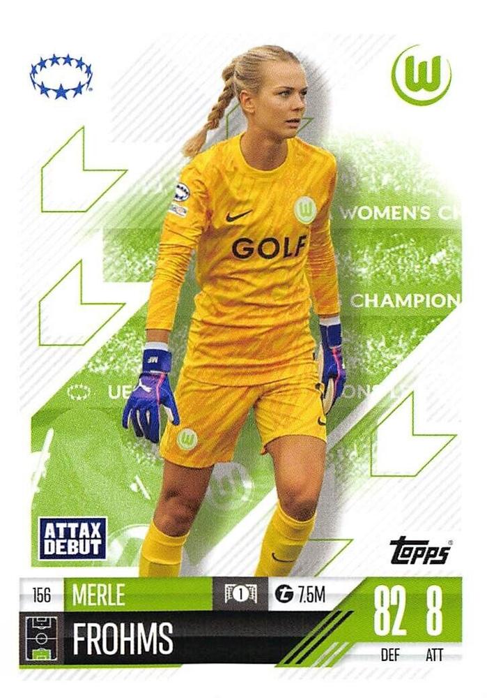 Merle Frohms 2024 Topps Match Attax UEFA Club Competitions Extra