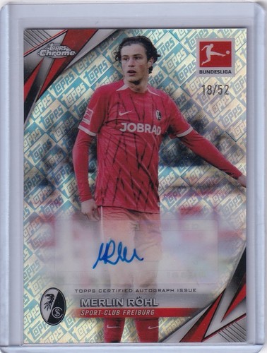 Merlin Röhl 2024 Topps Chrome Bundesliga Logofractor /52