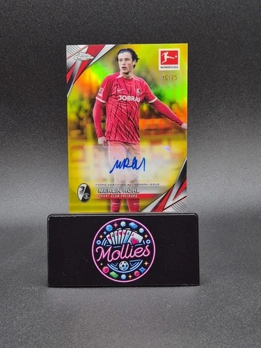 Merlin Röhl 2024 Topps Chrome Bundesliga Yellow /75
