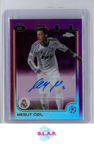 Mesut Özil 2024 Topps Chrome Magenta Refractor