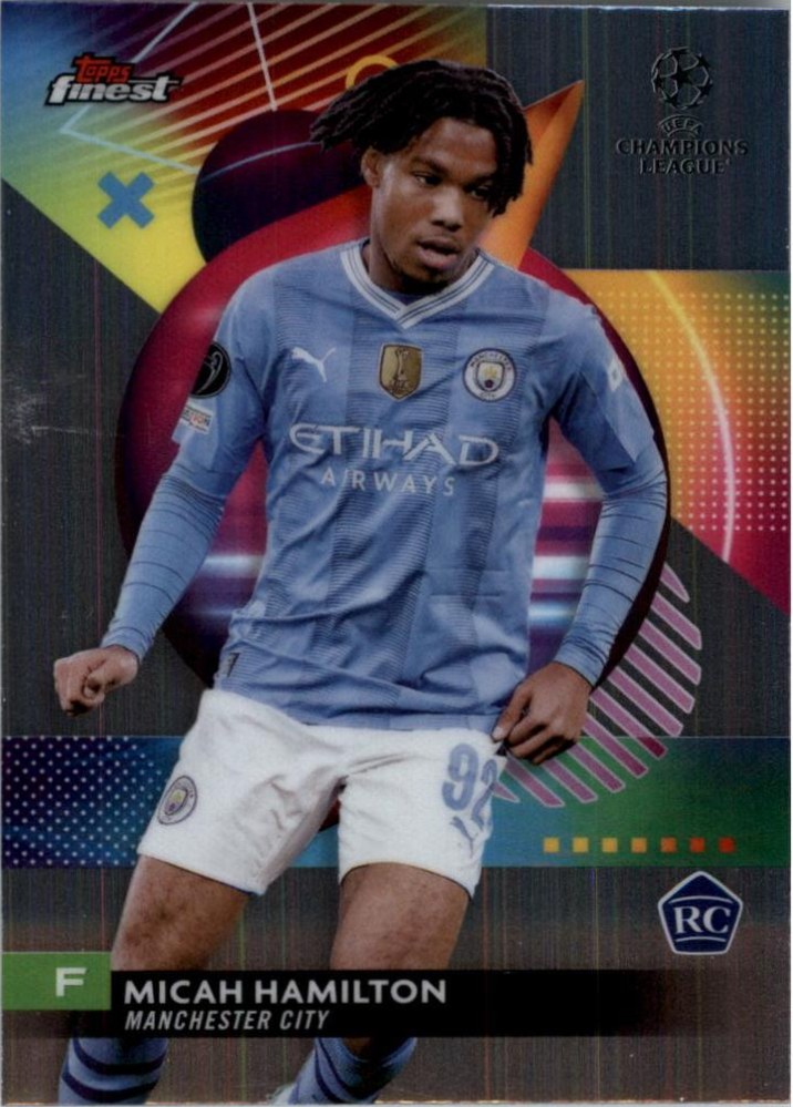 Micah Hamilton 2023 Topps Finest UEFA Club Competitions