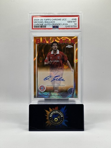 Michael Ballack 2024 Topps Chrome Orange Lava /25