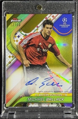 Michael Ballack 2024 Topps Finest Gold /50