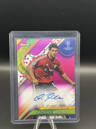Michael Ballack 2024 Topps Finest Pink Lava /75