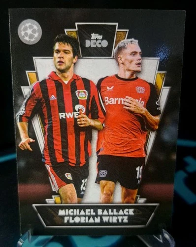 Michael Ballack & Florian Wirtz 2024 Topps Deco