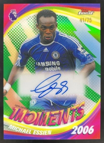Michael Essien 2026 Topps Finest Verde /75