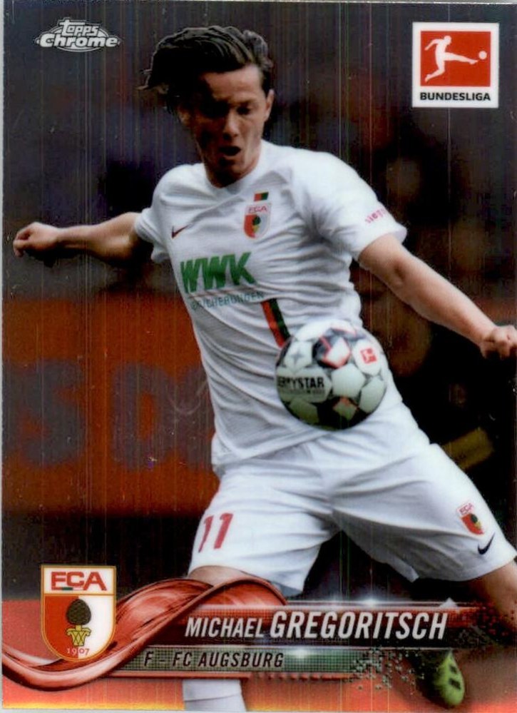 Michael Gregoritsch 2018 Topps Chrome Bundesliga 13