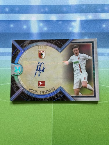 Michael Gregoritsch 2018 Topps Museum Sapphire /75