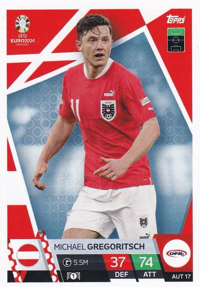 Michael Gregoritsch 2024 Topps Match Attax UEFA EURO