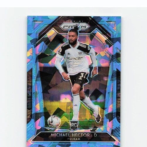 Michael Hector 2020 Panini Prizm Premier League Blue Ice /75
